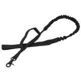 Dog Leash Durable Wear Resistant Easy Control Elasticity Provides Ductility Military Pet Leash Pet SupplyBlack