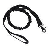 Dog Leash Durable Wear Resistant Easy Control Elasticity Provides Ductility Military Pet Leash Pet SupplyBlack