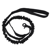 Dog Leash Durable Wear Resistant Easy Control Elasticity Provides Ductility Military Pet Leash Pet SupplyBlack