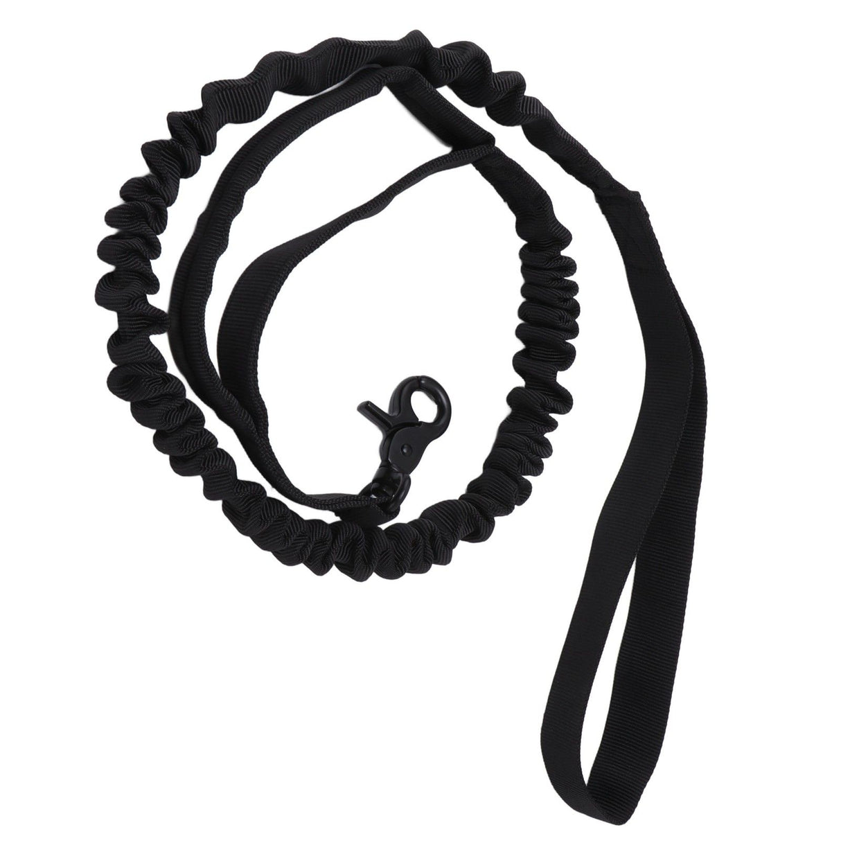 Dog Leash Durable Wear Resistant Easy Control Elasticity Provides Ductility Military Pet Leash Pet SupplyBlack