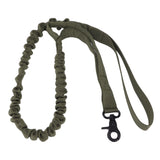 Dog Leash Durable Wear Resistant Easy Control Elasticity Provides Ductility Military Pet Leash Pet SupplyGreen - Front View