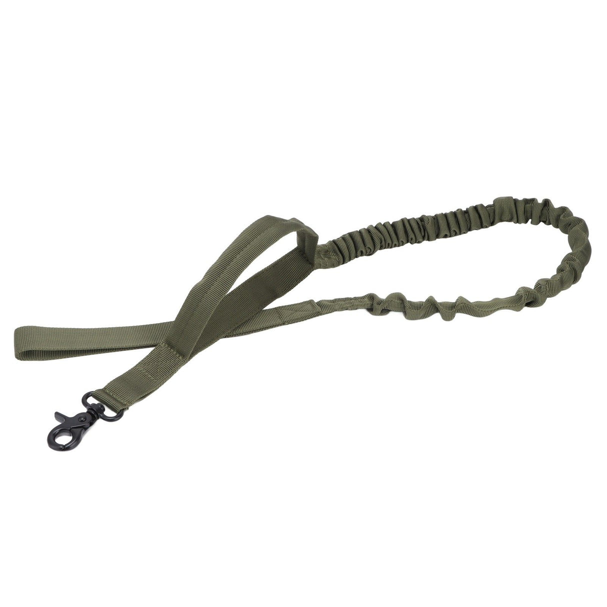 Dog Leash Durable Wear Resistant Easy Control Elasticity Provides Ductility Military Pet Leash Pet SupplyGreen
