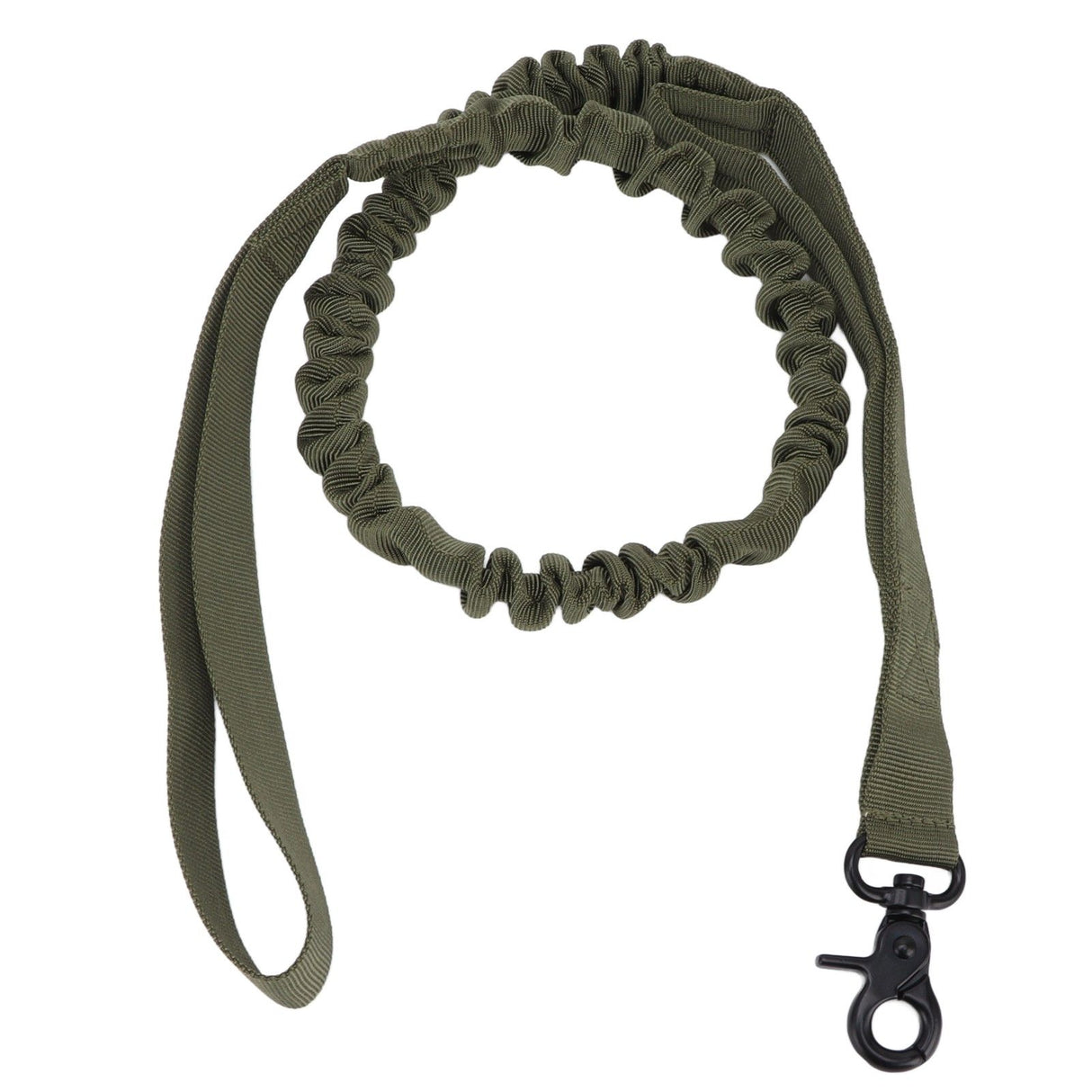 Dog Leash Durable Wear Resistant Easy Control Elasticity Provides Ductility Military Pet Leash Pet SupplyGreen