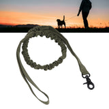Dog Leash Durable Wear Resistant Easy Control Elasticity Provides Ductility Military Pet Leash Pet SupplyGreen - Extra Image
