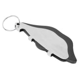 Disc Brake Spacer Stainless Steel Prevent Rubbing Clearance Alignment Bicycle Brake Repair PadsBlack - Top-Down View