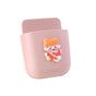 Cartoon Storage Box Wall Mounted Storage Container Cute Phone Storage Box for Home Decoration(Pink Little Girl Pattern )