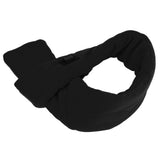 Heating Scarf Washable Skin Friendly Electric Heated Scarf with 3 Adjustable Gears for Adults Children ElderlyBlack - Rear View
