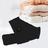 Heating Scarf Washable Skin Friendly Electric Heated Scarf with 3 Adjustable Gears for Adults Children ElderlyBlack