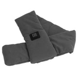 Heating Scarf Washable Skin Friendly Electric Heated Scarf with 3 Adjustable Gears for Adults Children ElderlyGrey - Side View