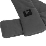 Heating Scarf Washable Skin Friendly Electric Heated Scarf with 3 Adjustable Gears for Adults Children ElderlyGrey - Extra Image