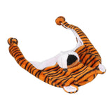 Tiger Cute Plush Hat Soft Coldproof Prevent Static Funny Winter Tiger Hat for School Camping