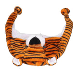 Tiger Cute Plush Hat Soft Coldproof Prevent Static Funny Winter Tiger Hat for School Camping