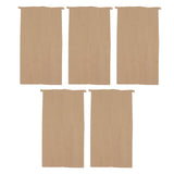 5Pcs Kraft Paper Composite Woven Bag Waterproof 100 X 50cm Leaf Storage Bag for Home Garden Courtyard Lawn