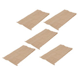 5Pcs Kraft Paper Composite Woven Bag Waterproof 100 X 50cm Leaf Storage Bag for Home Garden Courtyard Lawn