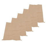 5Pcs Kraft Paper Composite Woven Bag Waterproof 100 X 50cm Leaf Storage Bag for Home Garden Courtyard Lawn