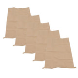 5Pcs Kraft Paper Composite Woven Bag Waterproof 100 X 50cm Leaf Storage Bag for Home Garden Courtyard Lawn - 45-Degree Angle