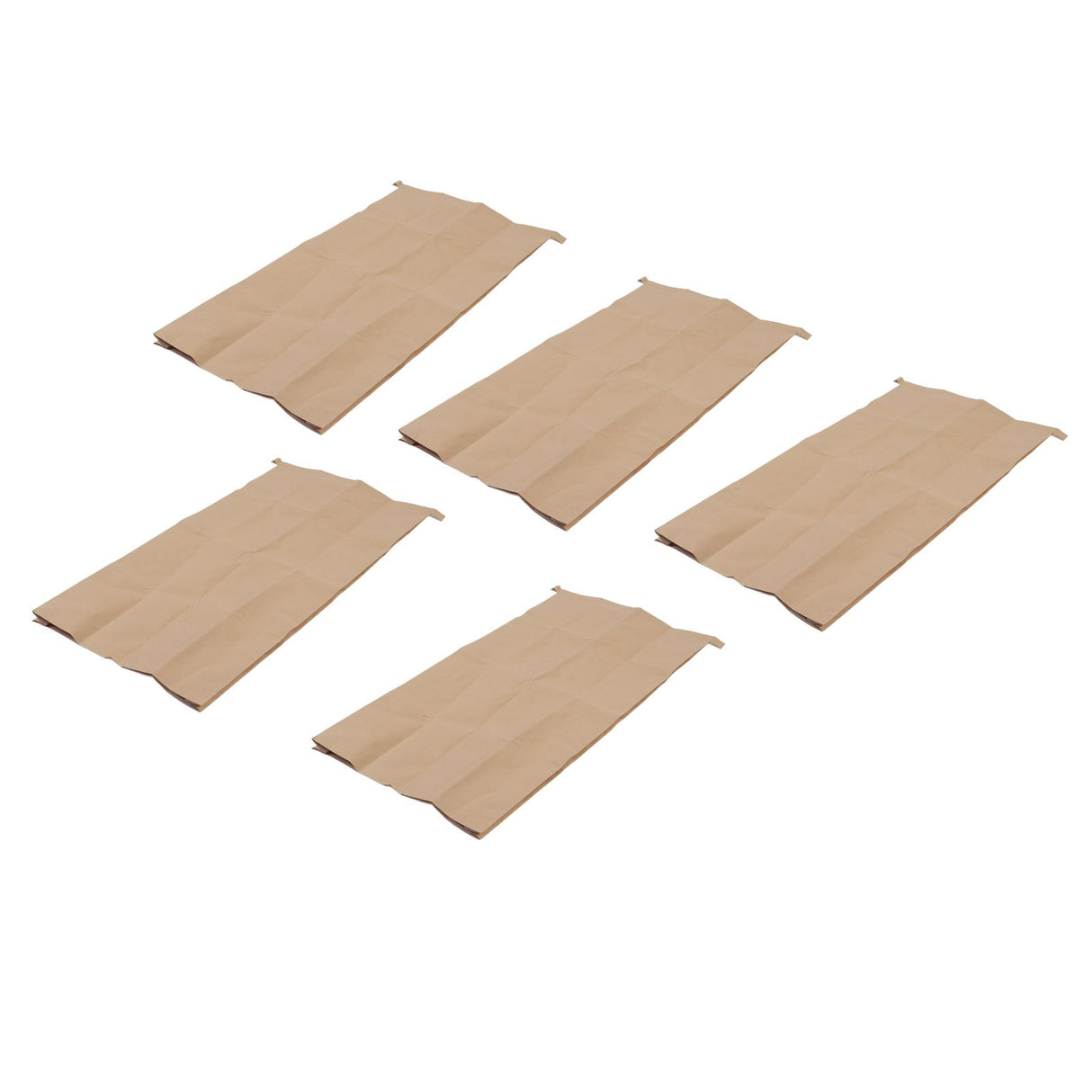 5Pcs Kraft Paper Composite Woven Bag Waterproof 100 X 50cm Leaf Storage Bag for Home Garden Courtyard Lawn