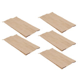 5Pcs Kraft Paper Composite Woven Bag Waterproof 100 X 50cm Leaf Storage Bag for Home Garden Courtyard Lawn