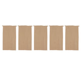 5Pcs Kraft Paper Composite Woven Bag Waterproof 100 X 50cm Leaf Storage Bag for Home Garden Courtyard Lawn