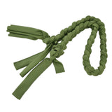 Extensions Braided Horse Tail Wrap Polyester Beautiful Protective Repellent Mosquito Protector for HorsesGreen - Close-Up Angle