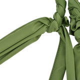 Extensions Braided Horse Tail Wrap Polyester Beautiful Protective Repellent Mosquito Protector for HorsesGreen - Extra Image