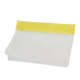 Silicone Bags Environmentally Friendly Leakproof Reusable Food Vegetables Storage Bags for HomeYellow Medium - Low Angle