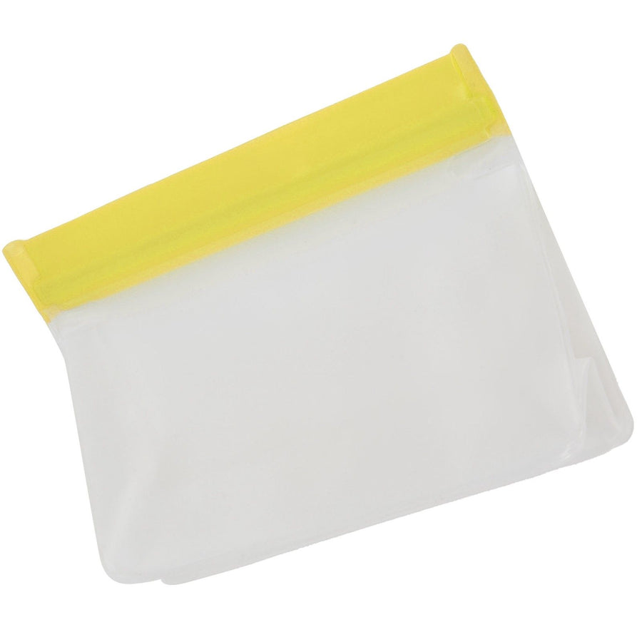 Silicone Bags Environmentally Friendly Leakproof Reusable Food Vegetables Storage Bags for HomeYellow Medium