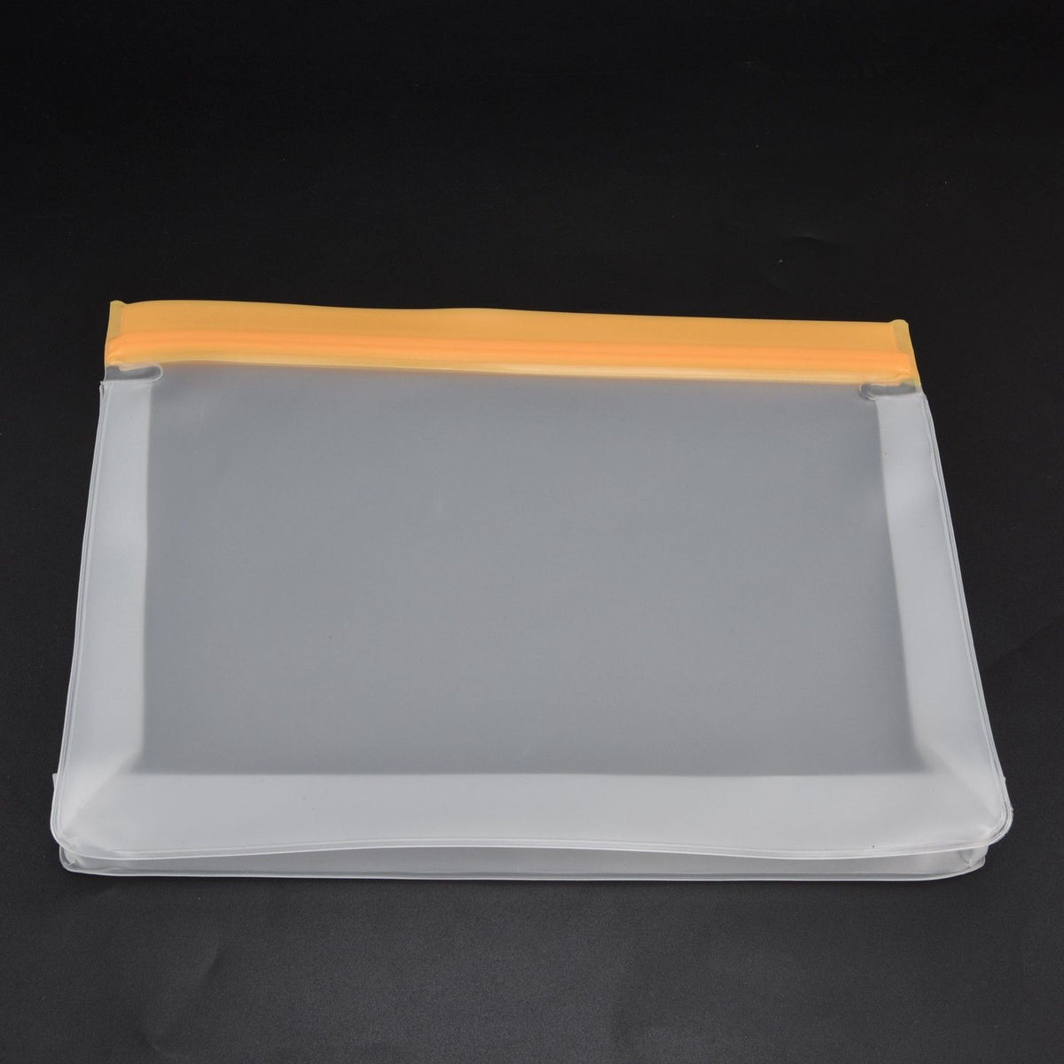 Silicone Bags Environmentally Friendly Leakproof Reusable Food Vegetables Storage Bags for HomeOrange Large