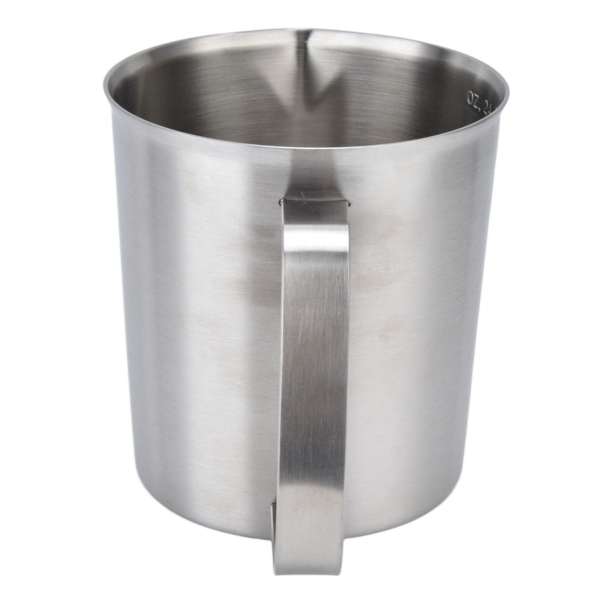 Measuring Cup 304 Stainless Steel CorrosionResistant Coffee Milk Frothing Cup with Scale for Home Coffee Shop(700ML )
