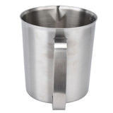 Measuring Cup 304 Stainless Steel CorrosionResistant Coffee Milk Frothing Cup with Scale for Home Coffee Shop(700ML )