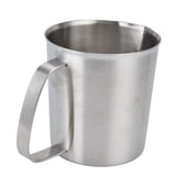 Measuring Cup 304 Stainless Steel CorrosionResistant Coffee Milk Frothing Cup with Scale for Home Coffee Shop(700ML )