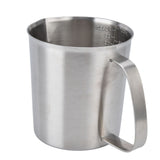 Measuring Cup 304 Stainless Steel CorrosionResistant Coffee Milk Frothing Cup with Scale for Home Coffee Shop(700ML ) - Close-Up Angle
