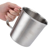 Measuring Cup 304 Stainless Steel CorrosionResistant Coffee Milk Frothing Cup with Scale for Home Coffee Shop(700ML )