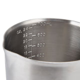 Measuring Cup 304 Stainless Steel CorrosionResistant Coffee Milk Frothing Cup with Scale for Home Coffee Shop(700ML ) - Extra Image