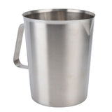 Measuring Cup 304 Stainless Steel CorrosionResistant Coffee Milk Frothing Cup with Scale for Home Coffee Shop(1500ML ) - Front View