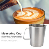 Measuring Cup 304 Stainless Steel CorrosionResistant Coffee Milk Frothing Cup with Scale for Home Coffee Shop(1500ML ) - Extra Image