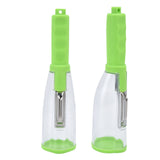 Storage Peeler Household Fruit Peeler with Storage Box Vegetable Peeling Tool for Home Kitchen - Close-Up Angle