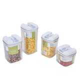 4Pcs/Set Kitchen Storage Box Transparent Multifunctional Sealed Jar for Home Kitchen - Extra Image