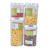 4Pcs/Set Kitchen Storage Box Transparent Multifunctional Sealed Jar for Home Kitchen - Extra Image