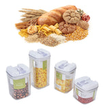 4Pcs/Set Kitchen Storage Box Transparent Multifunctional Sealed Jar for Home Kitchen - Extra Image
