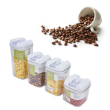 4Pcs/Set Kitchen Storage Box Transparent Multifunctional Sealed Jar for Home Kitchen - Extra Image