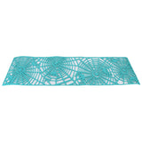 Rectangle Shape Tablecloth Hollow Out Table Runner for Wedding Household DecorationsGreen - Front View