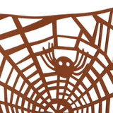 Rectangle Shape Tablecloth Hollow Out Table Runner for Wedding Household DecorationsBrown