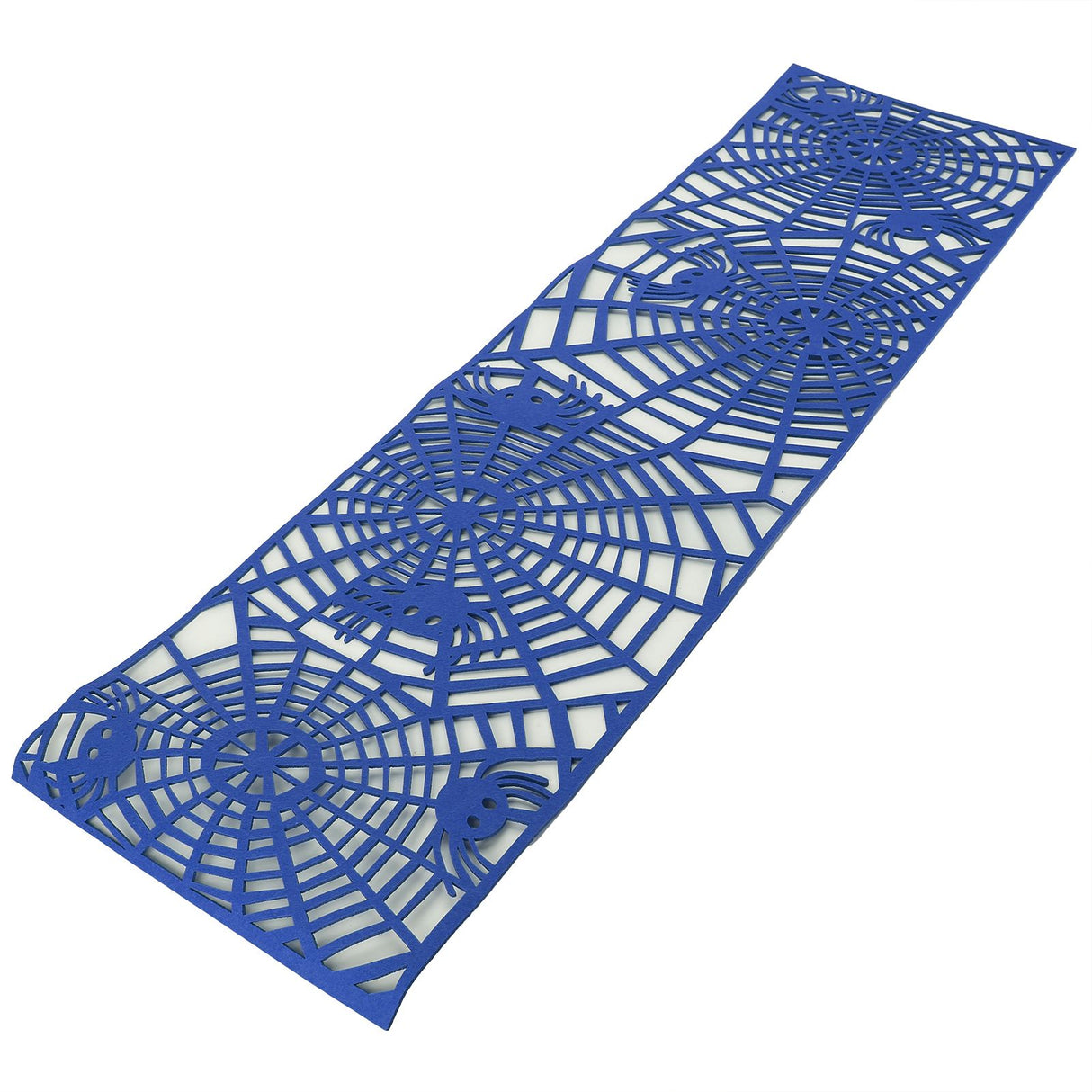 Rectangle Shape Tablecloth Hollow Out Table Runner for Wedding Household DecorationsDark Blue