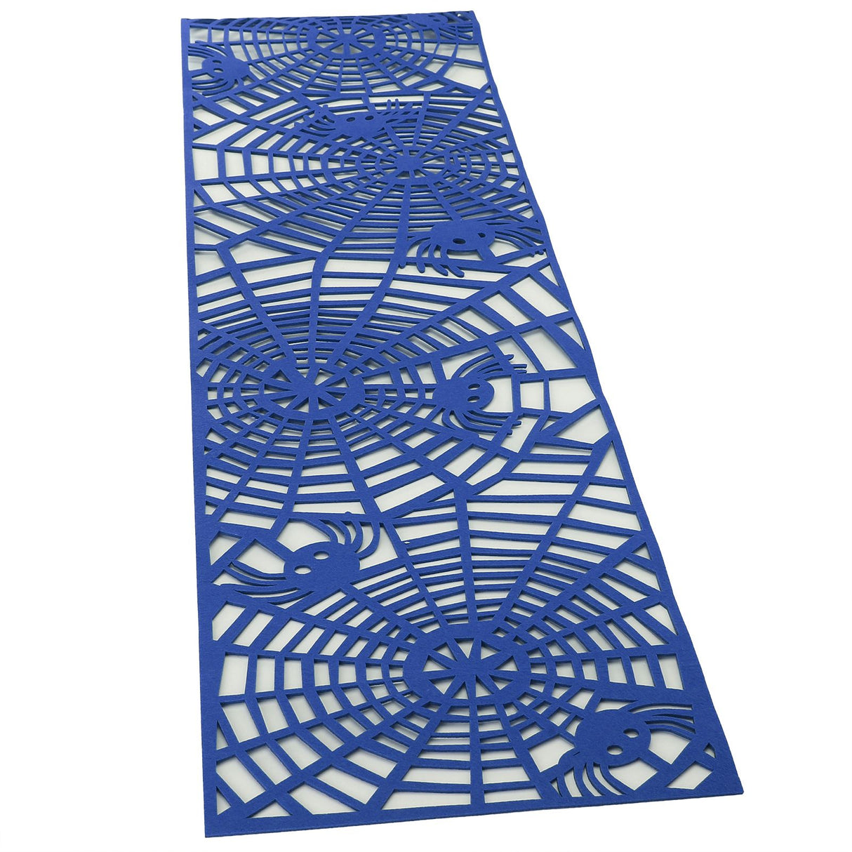 Rectangle Shape Tablecloth Hollow Out Table Runner for Wedding Household DecorationsDark Blue