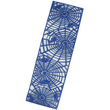 Rectangle Shape Tablecloth Hollow Out Table Runner for Wedding Household DecorationsDark Blue