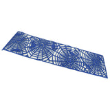 Rectangle Shape Tablecloth Hollow Out Table Runner for Wedding Household DecorationsDark Blue