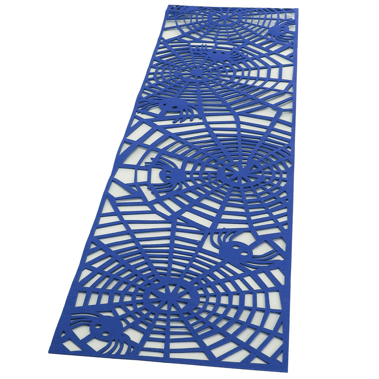 Rectangle Shape Tablecloth Hollow Out Table Runner for Wedding Household DecorationsDark Blue