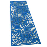 Rectangle Shape Tablecloth Hollow Out Table Runner for Wedding Household DecorationsLight Blue - Top-Down View