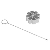 Aluminum Alloy DIY Baking Mold Dessert Beehive Shape Biscuits Donut Mold for Home Cake ShopChrysanthemum Shape - Extra Image